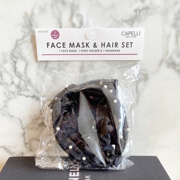 𝅺ADD ON ITEM - Face mask, scrunchie, headband set - Picture 1 of 6